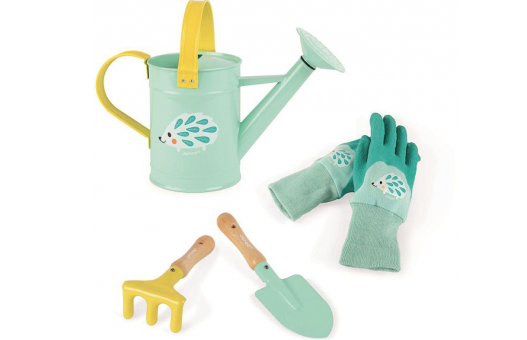 Collection of gardening toys for kids by Janod