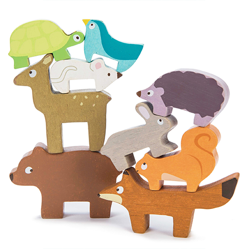 Wooden Petilou Forest Stacker by Le Toy Van