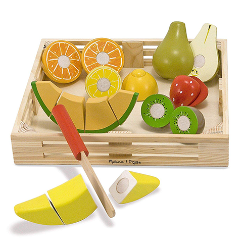 Cutting Fruit Wooden Play Food Set by Melissa & Doug