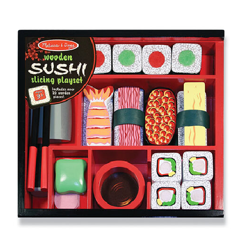 Sushi Slicing Wooden Play Food Set by Melissa & Doug