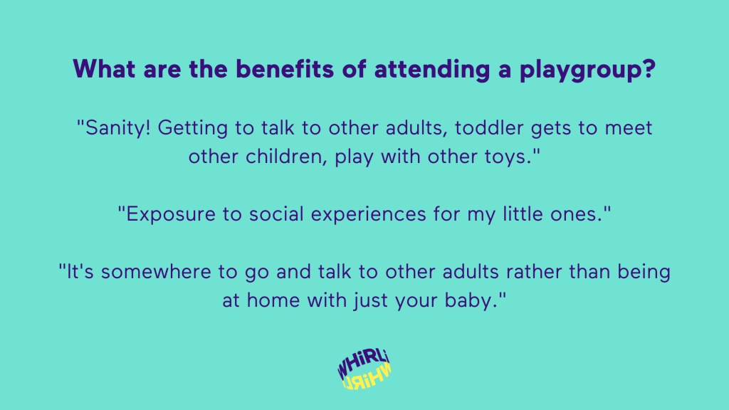 The benefits of attending a playgroup